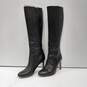Saks 5th Ave Women's Tall Black Stiletto Heeled Boots Size 6 image number 2