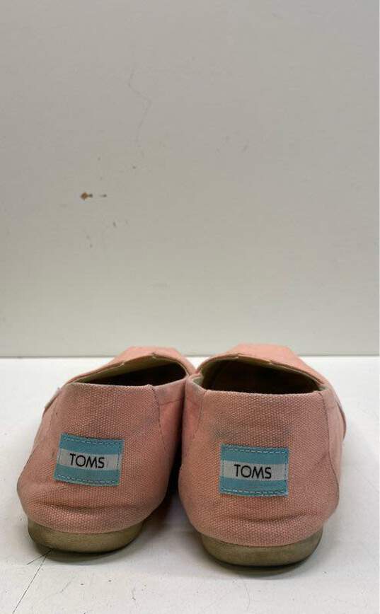 TOMS Orange Slip-On Casual Shoe Women 8 image number 4