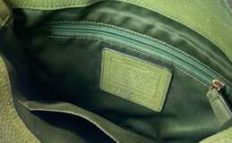 Coach Crescent Crossbody Bag Green Leather alternative image