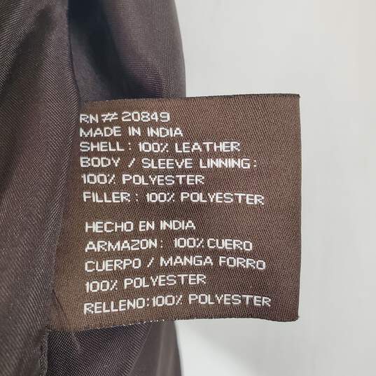 Phase 2 Men's Brown Leather Vest SZ XL image number 8