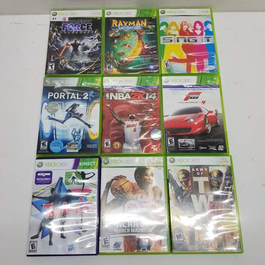 Mixed Lot of 9 Microsoft Xbox 360 Video Games #6 image number 1
