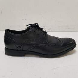 Rockport TruTech Wingtip Men's Leather Black Dress Shoes US 9.5
