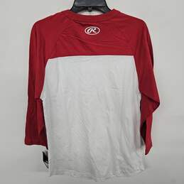Rawlings Red & White Long Sleeve Shirt alternative image