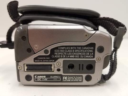 Canon ELURA 2 MC MiniDV Camcorder FOR PARTS OR REPAIR image number 8