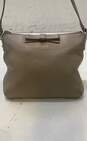 Kate Spade Gray Leather Zip Crossbody Bag image number 1