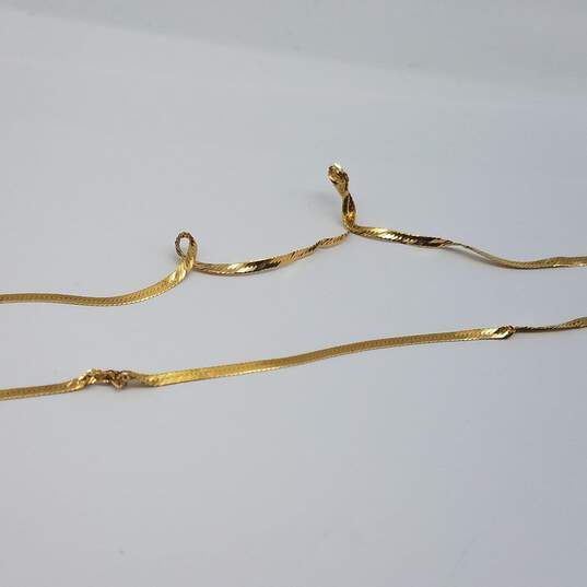 14k Gold Chain Jewelry Scarp 1.3g image number 2