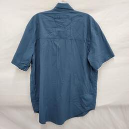 Filson's MN's Cotton Blend Blue Steel Short Sleeve Shirt Size M alternative image
