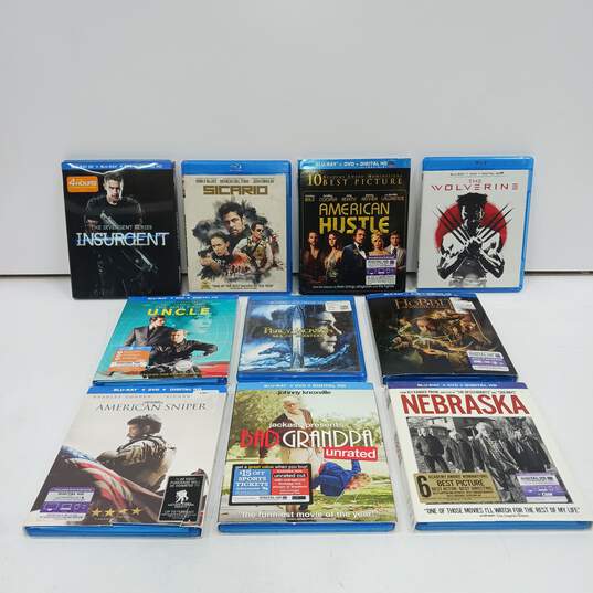 Bundle of Ten Assorted Blu Ray Movies image number 1