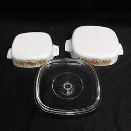 Corning Ware A-8-B Spice of Life Baking Dishes w/Lid alternative image