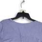 Womens Lavender Round Neck Short Sleeve Activewear Pullover T-Shirt Size XL image number 4