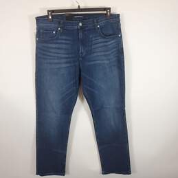 Calvin Klein Men Dark Blue Straight Jeans Sz W36 L32 NWT