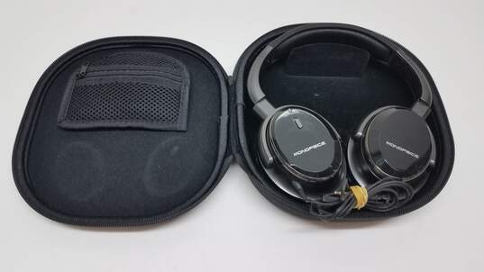 Monoprice Headphones Active Noise Cancelling w/ Case Untested P/R image number 1