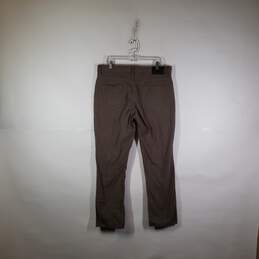 Mens Flat Front Straight Leg 5-Pockets Design Chino Pants Size 36X32 alternative image