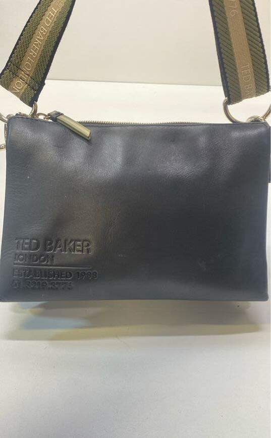 Ted Baker Leather Darcy Crossbody Bag Black image number 1