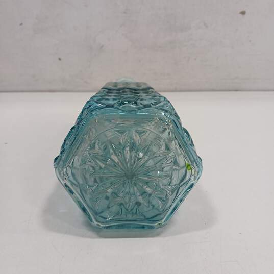 Vintage Green Glass Vase image number 3