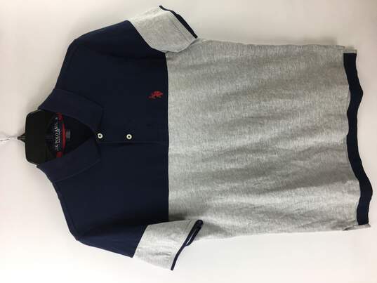 US Polo ASSN Men's Shirt Blue, Grey S image number 1