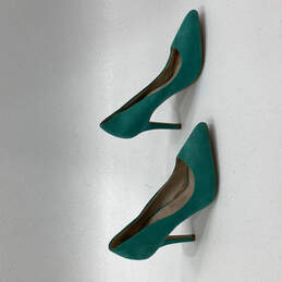Womens 2814 Teal Pointed Toe Slip On Stiletto Pump Heels Size 40