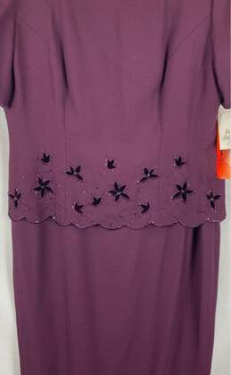 R & M Richards Purple Formal Dress - Size X Large alternative image