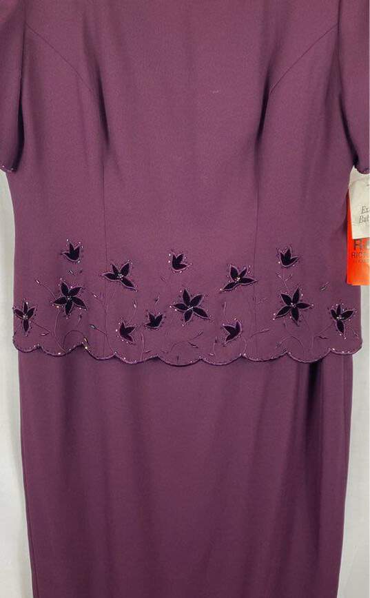 R & M Richards Purple Formal Dress - Size X Large image number 2