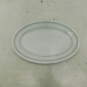 2 Vintage Jackson Vitrified China Green Stripe Plates  Restaurant Ware image number 2