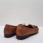 Cole Haan Brown Leather Woven Kiltie Tassel Loafers Shoes Men's Size 8.5 M image number 4