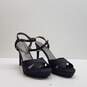 Guess Platform Jordie Glitter Ankle Heels Black 9.5 image number 3