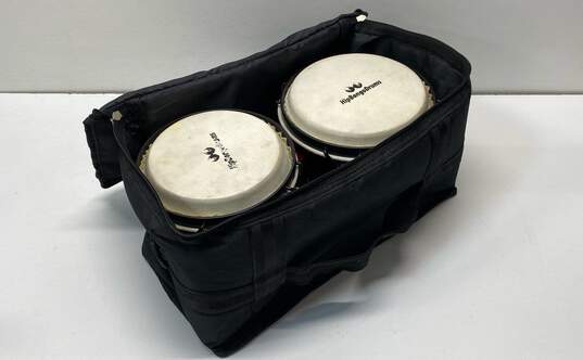 Hip Bongo Druns Drums w/ Carrying Case image number 7