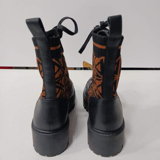 Antonio Melani Women's Dempsay Lace Up Lug Sole Combat Fashion Boots Size 6.5M image number 3