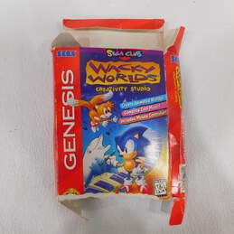 Wacky Worlds Creativity Studio Sega Genesis CIB