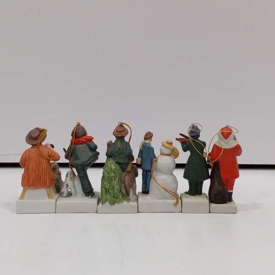 Vintage Assorted 6 Norman Rockwell Ornaments image number 3