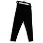NWT Womens Black Flat Front Elastic Waist Pull-On Ankle Leggings Size L image number 3