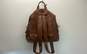 Coach Leather Travel Backpack Brown image number 3