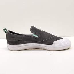 Adidas Matchcourt Slip On Grey Suede Skate Shoes Men's Size 9