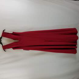 Azazie Womens Red Dress Size 8