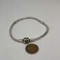 Designer Pandora S925 ALE Sterling Silver Snake Chain Charm Bracelet image number 2