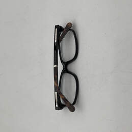 Mens Black Rectangular Full Rim Frame Lightweight Reading Eyeglasses alternative image