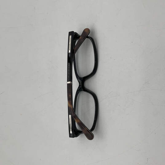 Mens Black Rectangular Full Rim Frame Lightweight Reading Eyeglasses image number 2