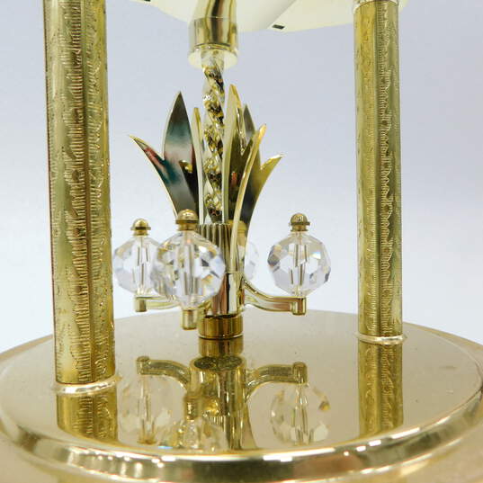 Vintage Bulova Glass Dome Mantel Clock image number 3