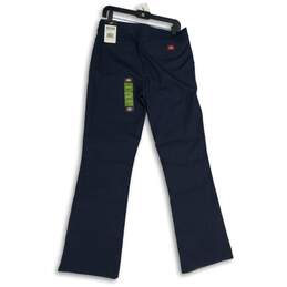 NWT Dickies Womens Navy Blue Twill Flex Slim-Fit Bootcut Leg Chino Pants 10L alternative image