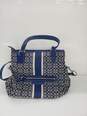 Coach royal blue purse. Can be worn crossbody or carry as a handbag USed image number 2
