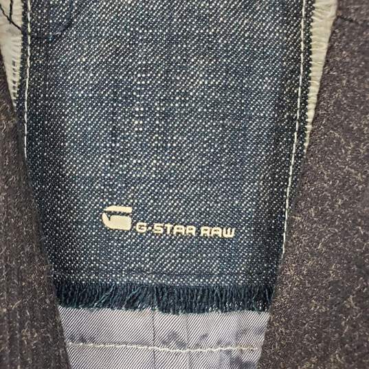 G Star Men Gray Knit Blazer Sz XL image number 2