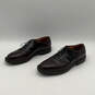 Mens Shelton 51360 Brown Almond Toe Lace-Up Derby Dress Shoes Size 9 image number 4