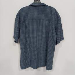 The North Face Checkered Pattern Short Sleeve Button-Down Shirt Size Large alternative image