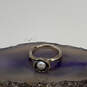 Designer Pandora S925 ALE Sterling Silver Pearl Flower Classic Band Ring image number 1