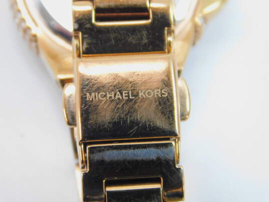 Michael Kors MK-3253 Analog & Fossil ES-2683 Chronograph CZ Bezel Women's Watches 174.7g image number 9