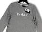 NWT Womens Gray Heather Round Neck Long Sleeve Pullover T-Shirt Size Medium image number 3