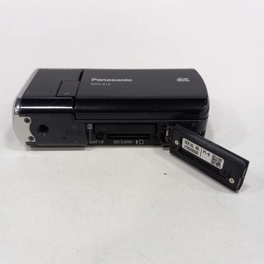 Panasonic Black Video Camera Model SDR-S10 image number 7