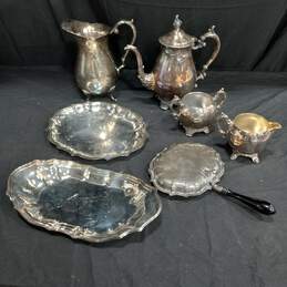 Bundle of 7 Assorted Vintage Silverplated Dishes