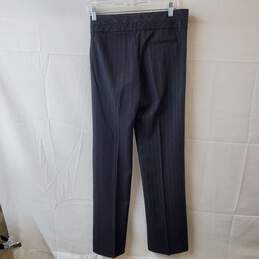 Kenneth Cole Black Striped Dress Pants Size 8 alternative image