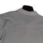 Mens Gray Collared Button Front Short Sleeve Classic Polo Shirt Size XL image number 4